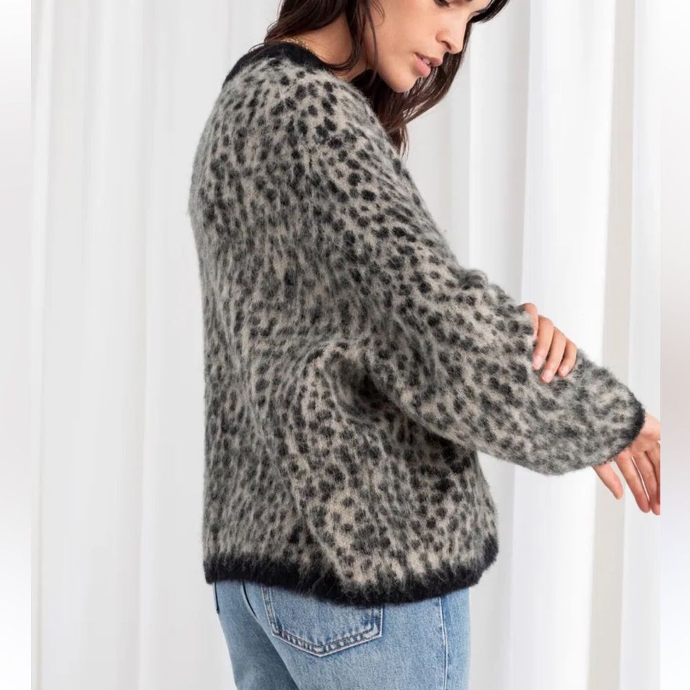 NWOT & Other Stories Alpaca/wool Blend Leopard Sweater
